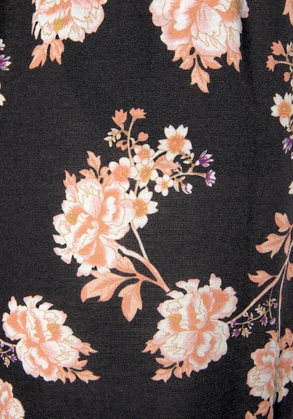 LASCANA Strandhose, mit floralem Alloverdruck und Taschen, elastisch, lockere Passform
