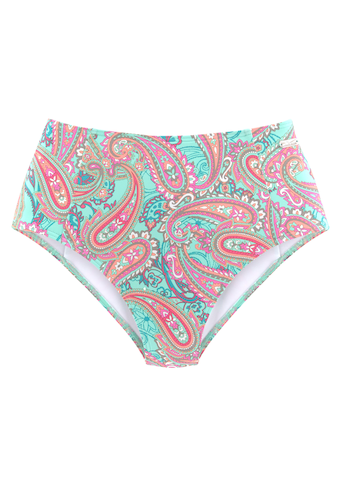 Venice Beach Highwaist-Bikini-Hose »Paislee«, in soften Farben