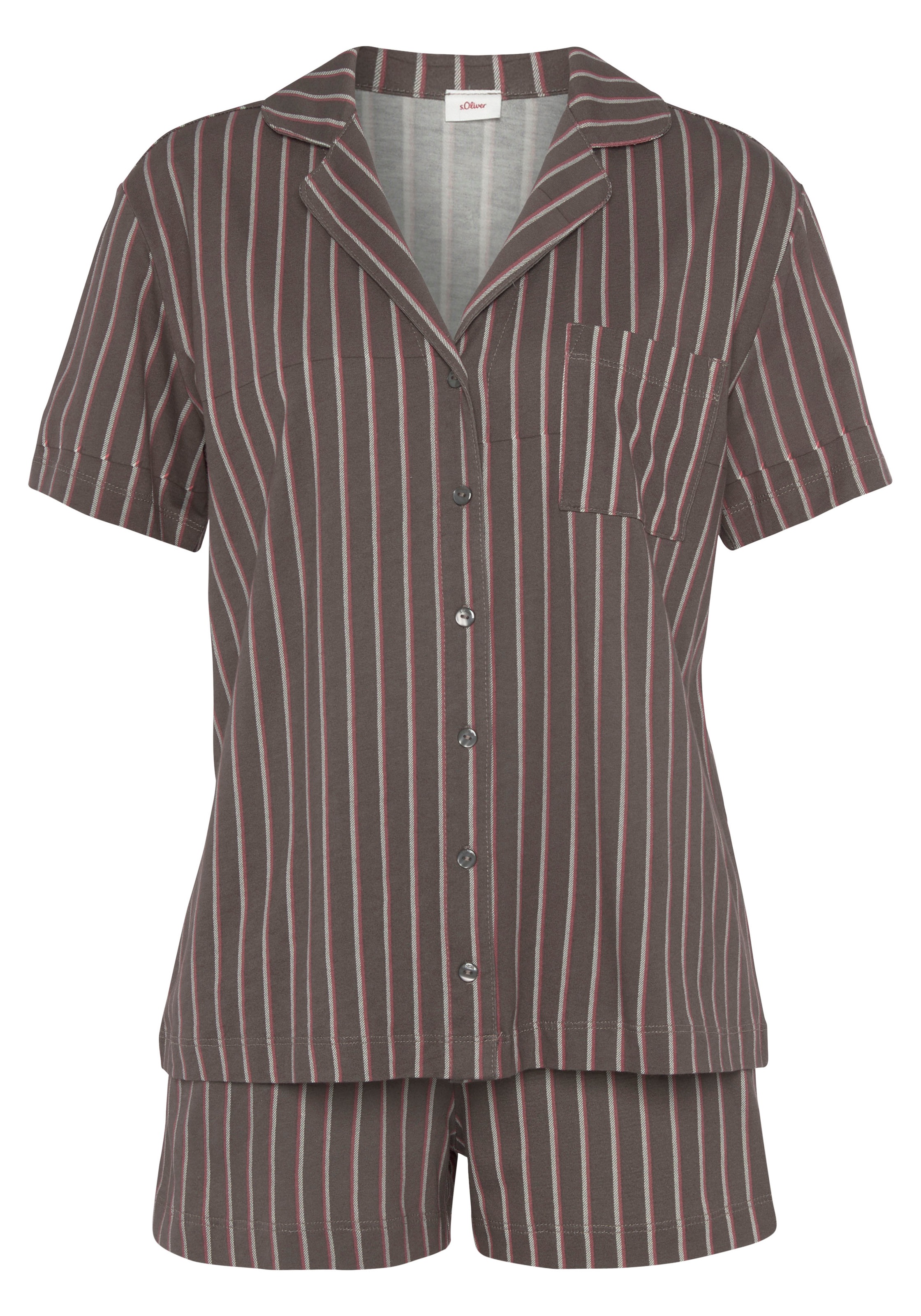 Muster Bademode, » kaufen Unterwäsche s.Oliver mit & online Pyjamashorts, | Lingerie LASCANA schönem