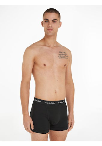 Calvin Klein Underwear Boxer, (3 St.), in uni schwarz