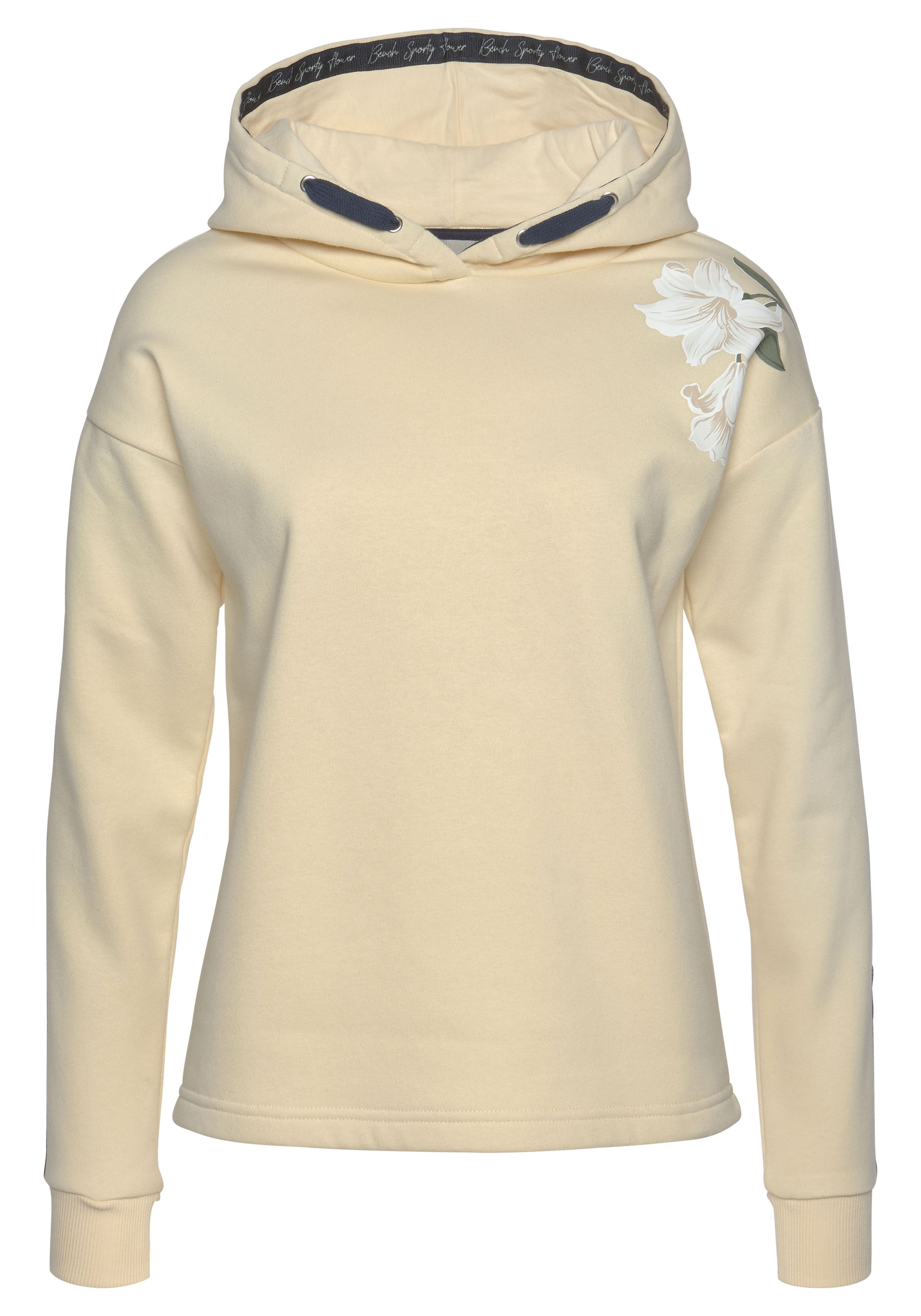 Bench. Kapuzensweatshirt, mit Blumenprint und Logotapes » LASCANA |  Bademode, Unterwäsche & Lingerie online kaufen