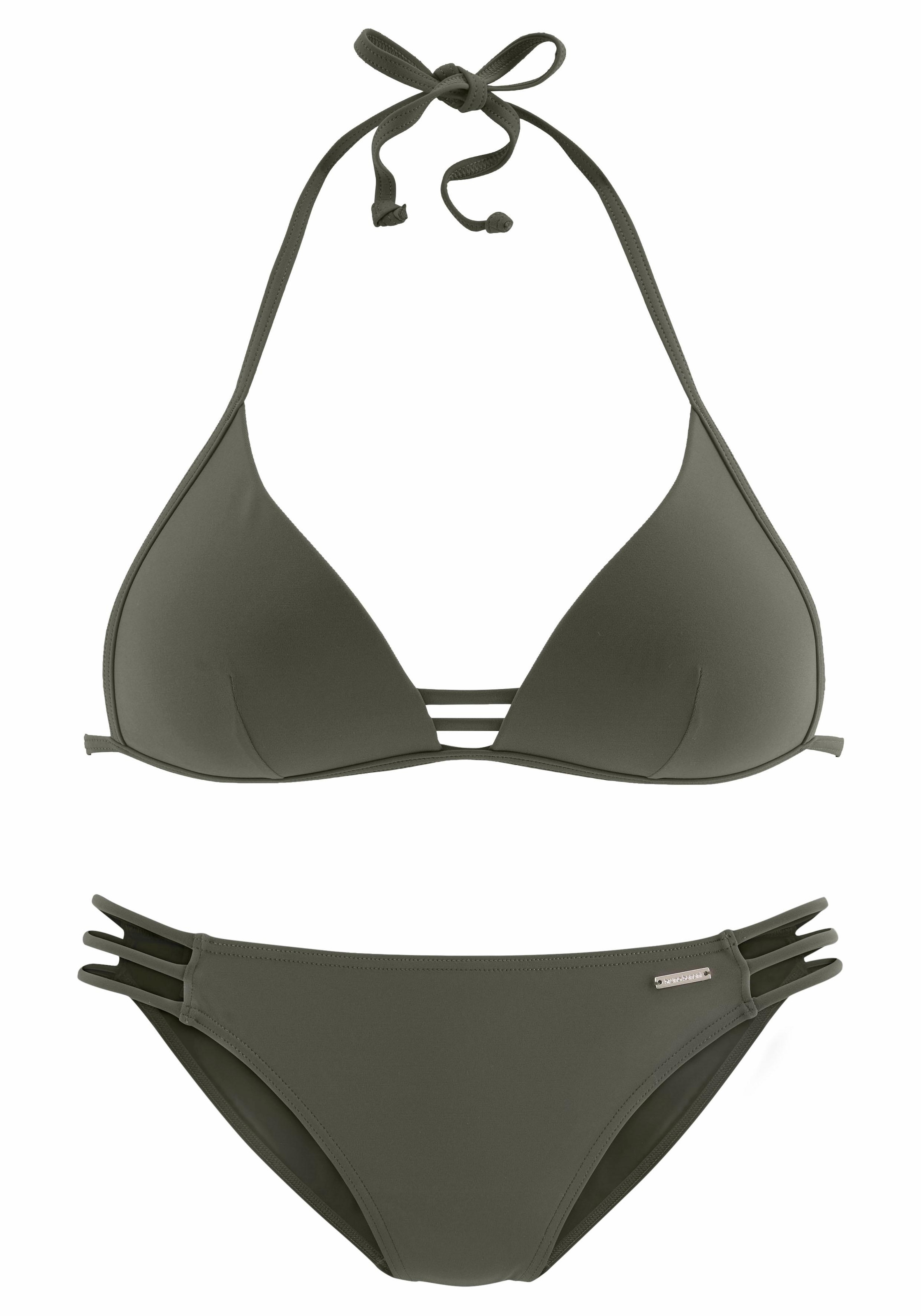 Bruno Banani Triangel-Bikini, mit Zierbändern