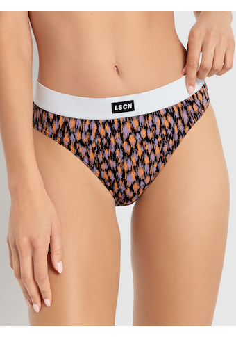 LSCN by LASCANA Jazz-Pants Slips, (Packung, 2 St.), mit breitem Logo-Bündchen