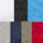 rot + blau + marine + khaki + grau-meliert + weiß + schwarz