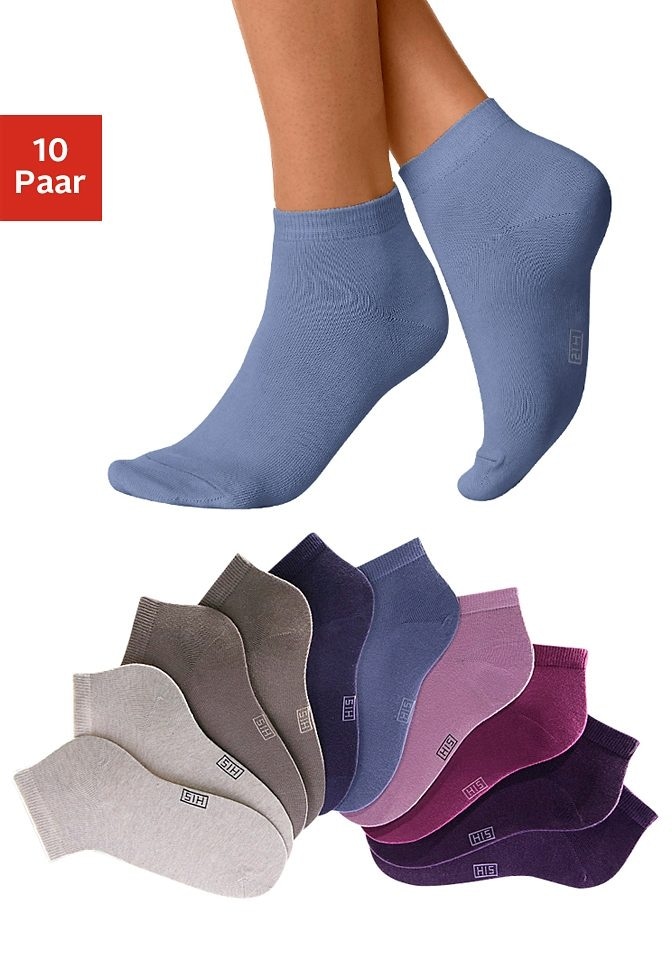 H.I.S Kurzsocken, (Set, Spitze verstärkter Lingerie » kaufen Ferse Bademode, Paar), online und LASCANA & mit 10 Unterwäsche 