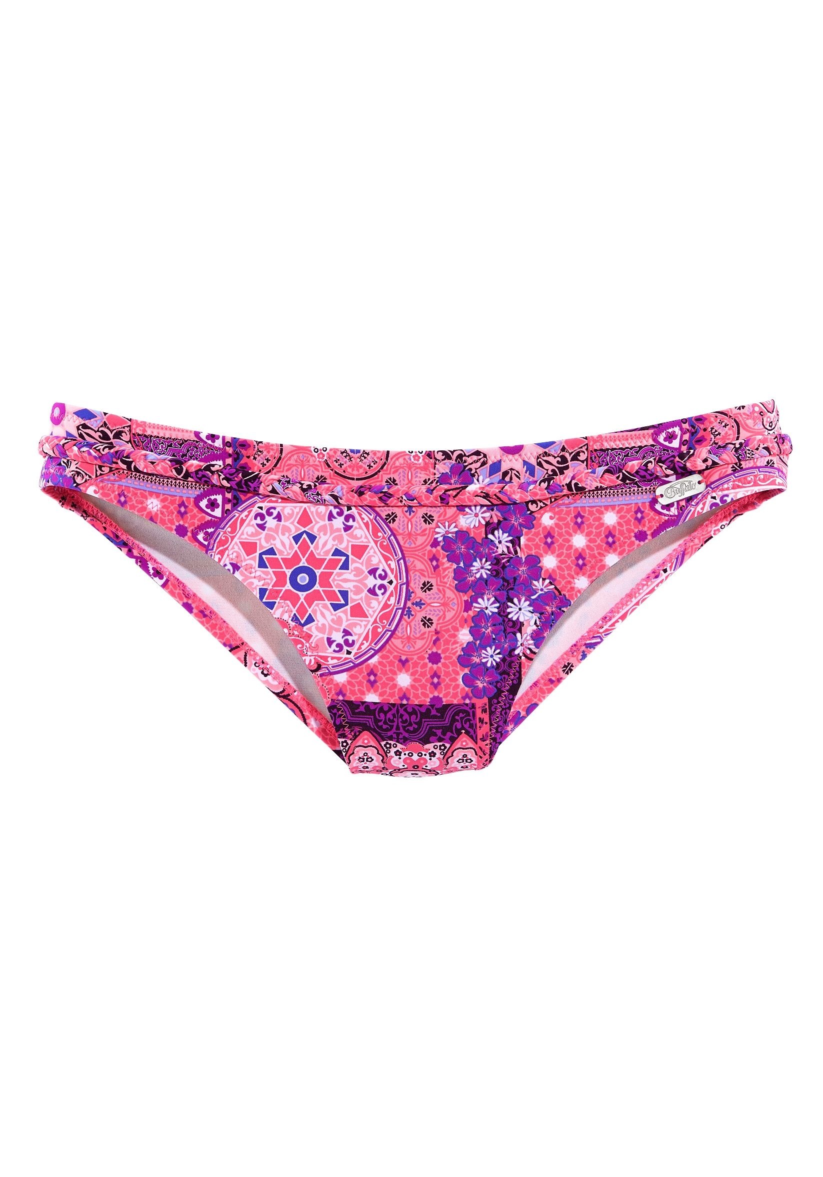 Buffalo Bikini-Hose »Shari«, mit geflochtenem Ziergürtel