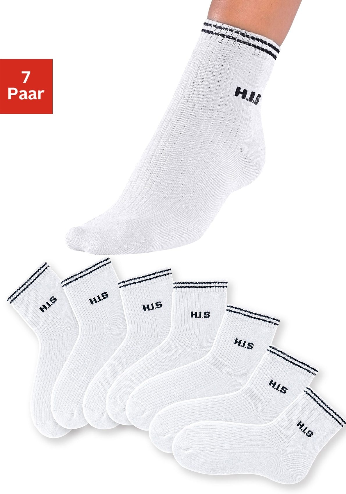 H.I.S Kurzsocken, (Set, » mit online Paar), LASCANA Bademode, 7 Unterwäsche kaufen & | Vollfrottee Lingerie