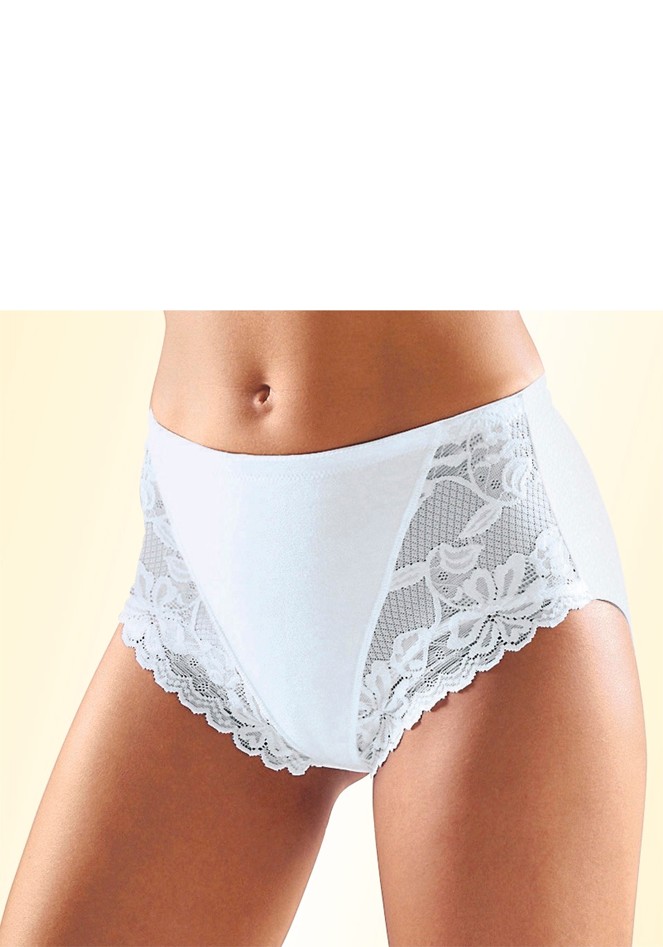 kaufen Baumwoll-Qualität aus Bademode, Lingerie | & LASCANA (Packung, Unterwäsche fleur Formslip, petite online elastischer » St.), 3