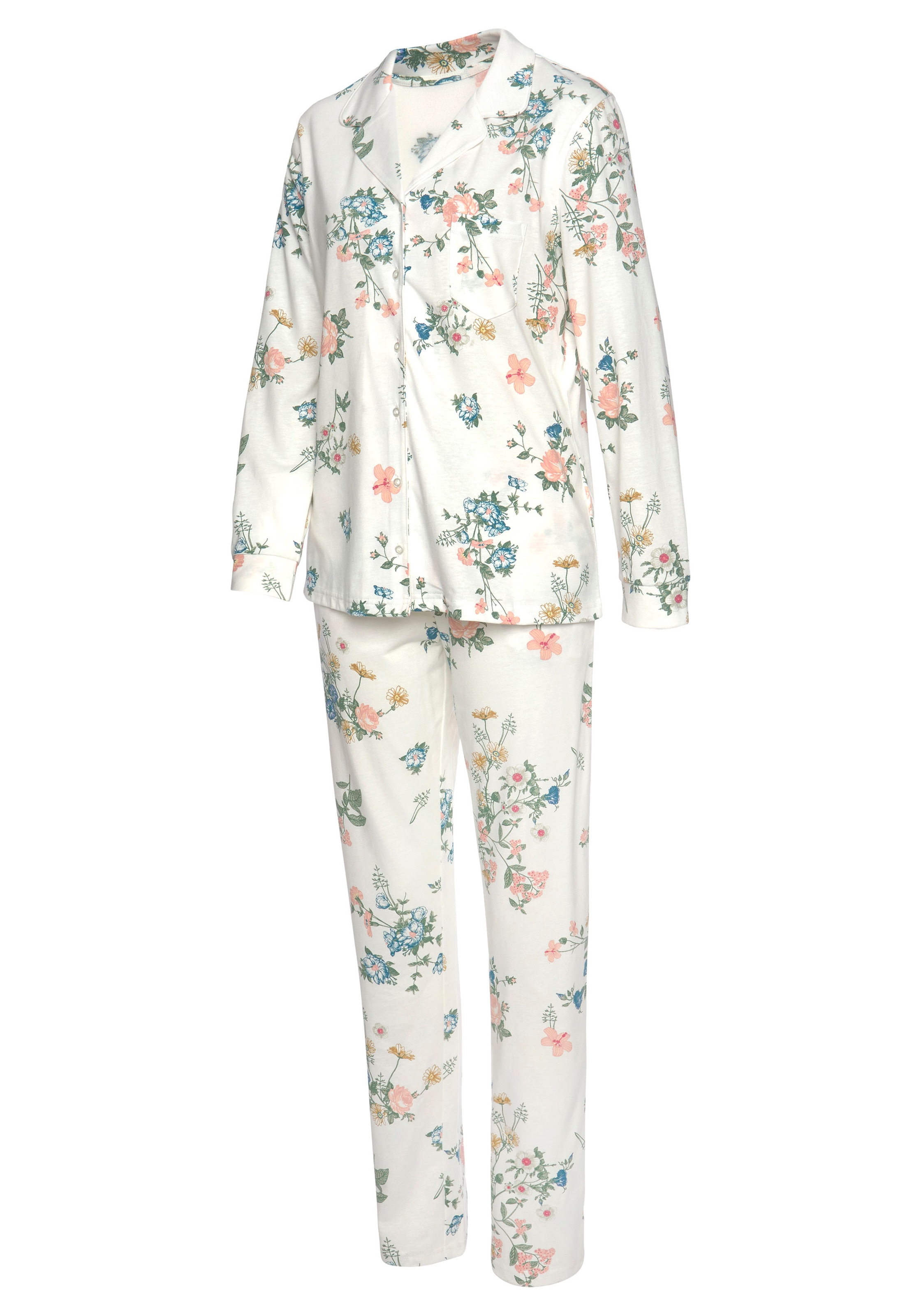 Stück), online Lingerie mit Unterwäsche Pyjama, Dreams | tlg., » Blumen (2 1 Vivance Bademode, kaufen Print LASCANA &