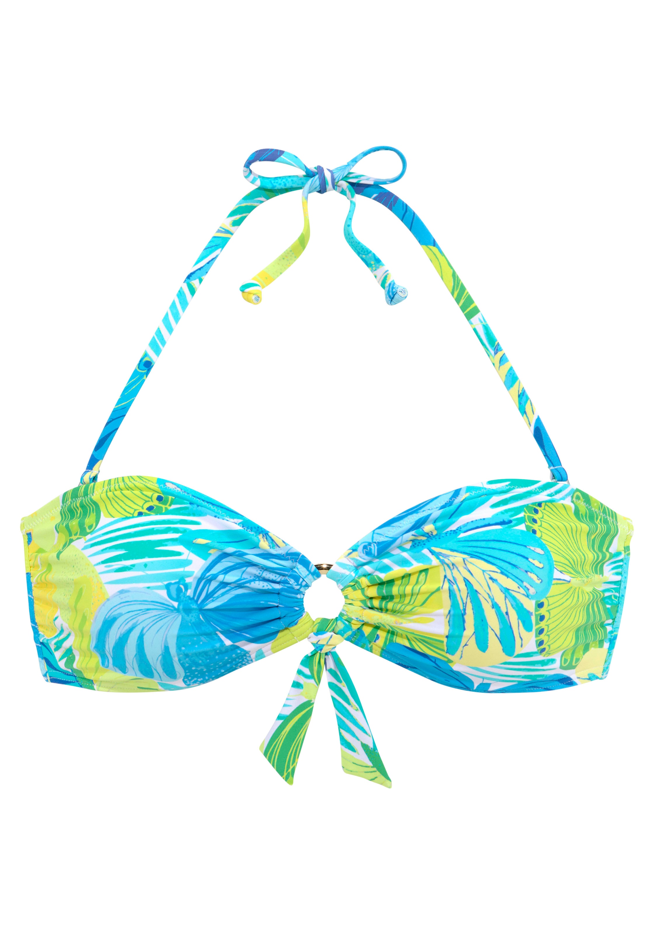 Sunseeker Bandeau-Bikini-Top, mit Zierring