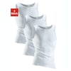 Clipper Exclusive Unterhemd, (3 St.), mit Komfortschnitt, hinten etwas länger - in Doppelripp, Tanktop