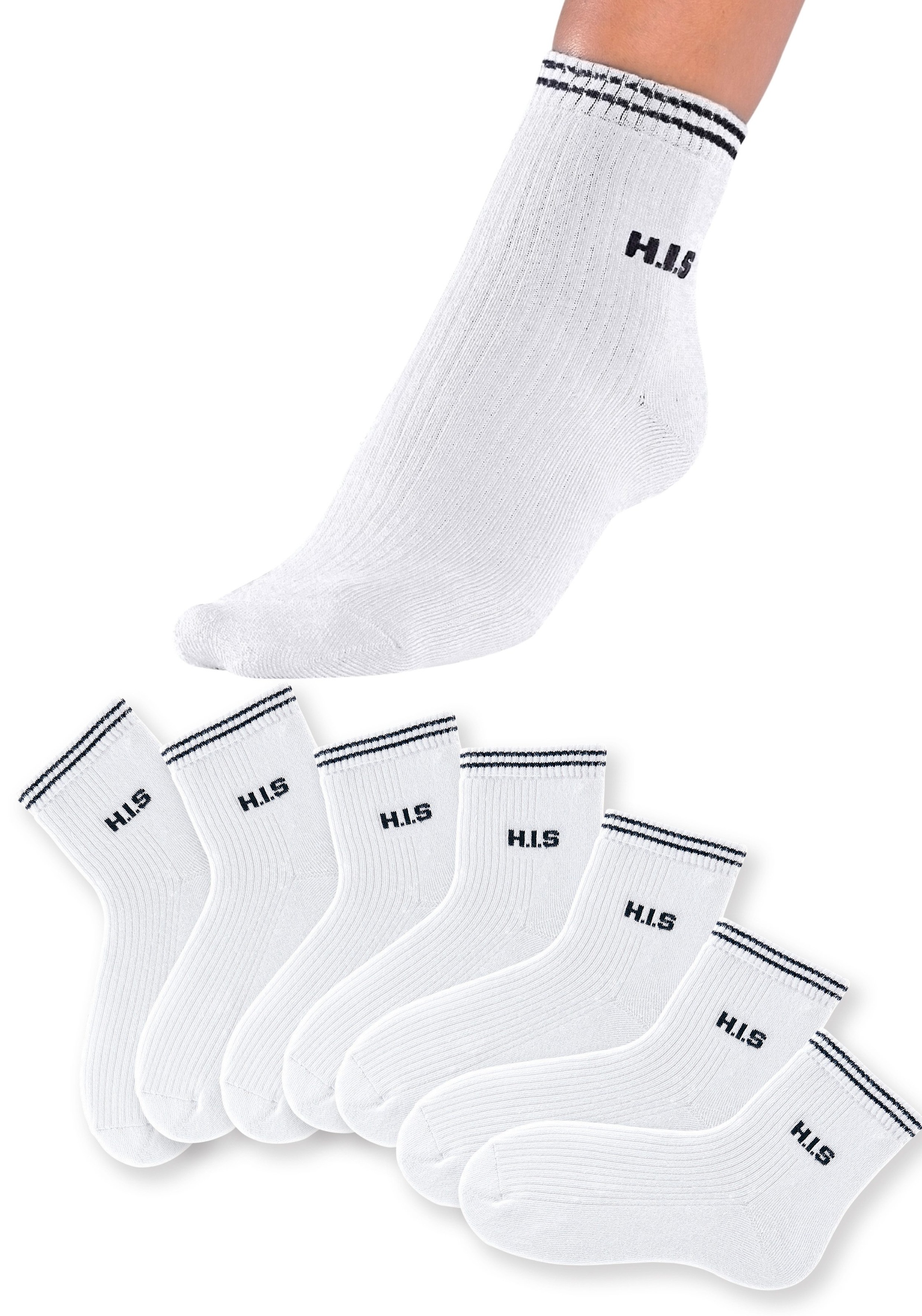 | (Set, LASCANA Unterwäsche Vollfrottee Kurzsocken, 7 H.I.S mit » kaufen Lingerie Paar), & Bademode, online