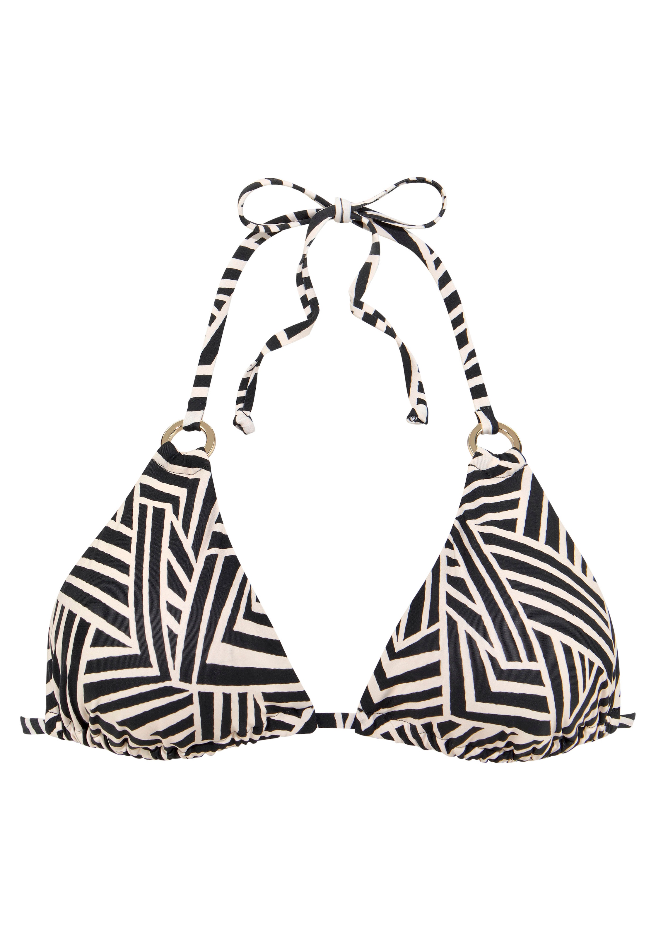 LASCANA Triangel-Bikini-Top »Cleo«, mit geometrischem Druck