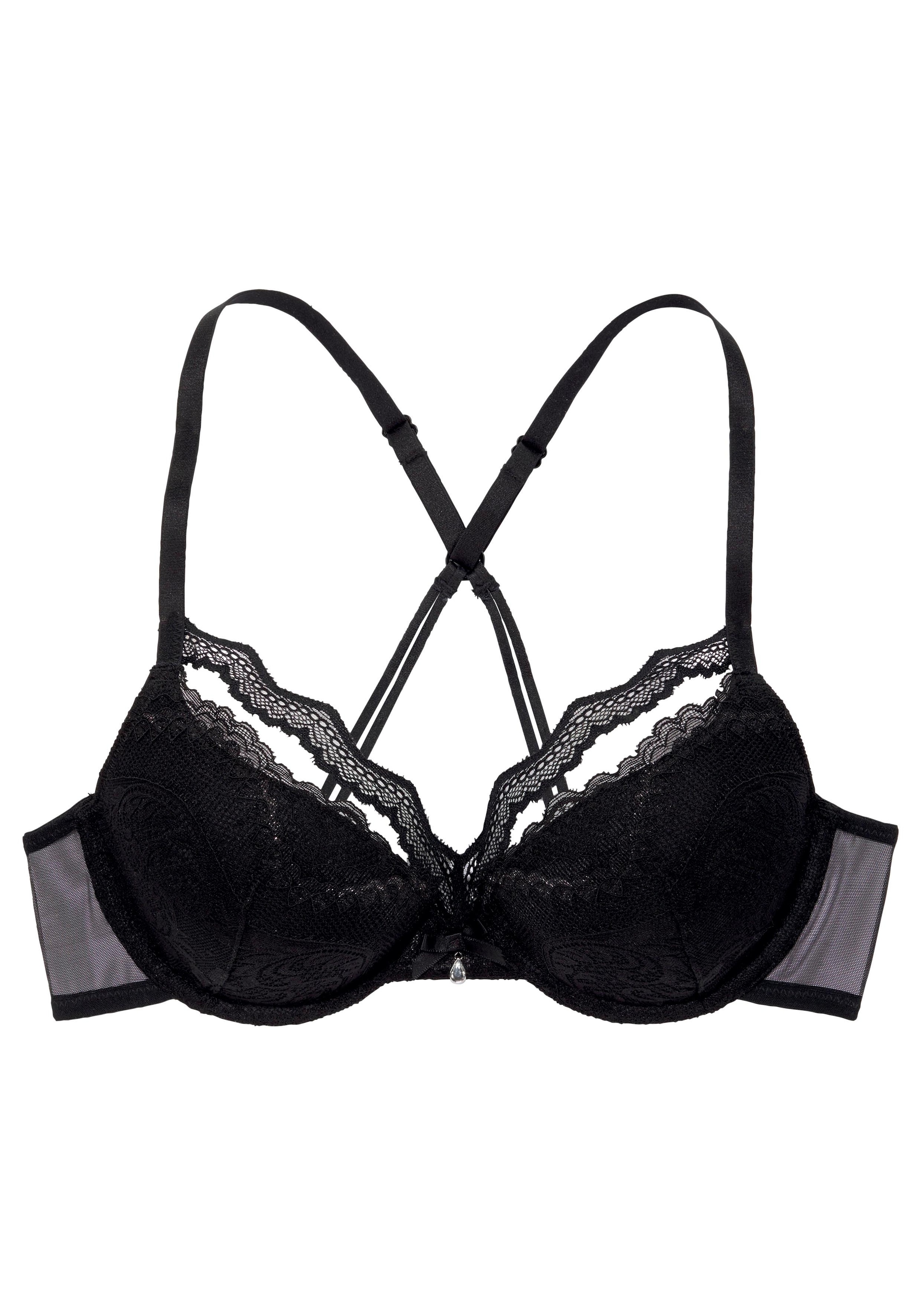 petite fleur gold Push-up-BH, mit herausnehmbaren Kissen, sexy Dessous, Reizwäsche