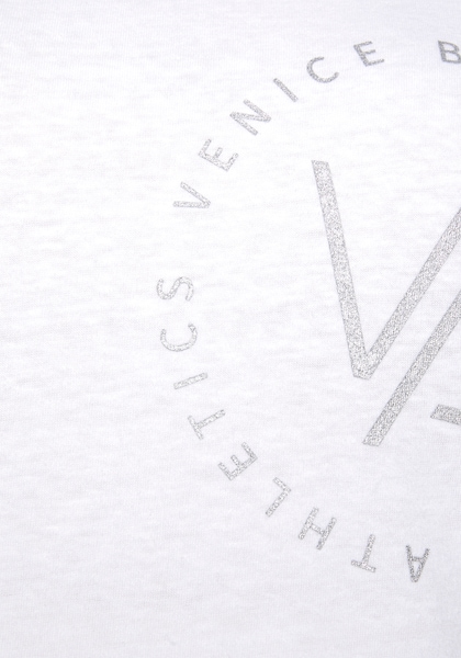 Venice Beach V-Shirt, mit Logoprint, T-Shirt, Kurzarmshirt aus Baumwoll-Mix, sportlich