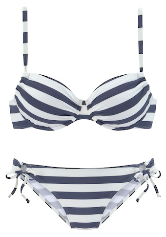 Venice Beach Bügel-Bikini, mit gewebten Streifen