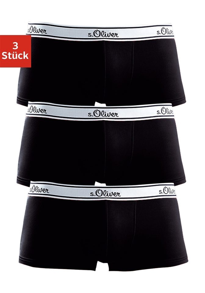 s.Oliver Boxershorts, (Packung, 3 in LASCANA schöne Bademode, St.), Retro Unterwäsche & » kaufen online | Pants Lingerie Hipster-Form