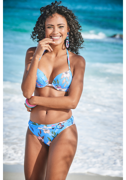 s.Oliver Push-Up-Bikini-Top »Maya«, mit floralem Design