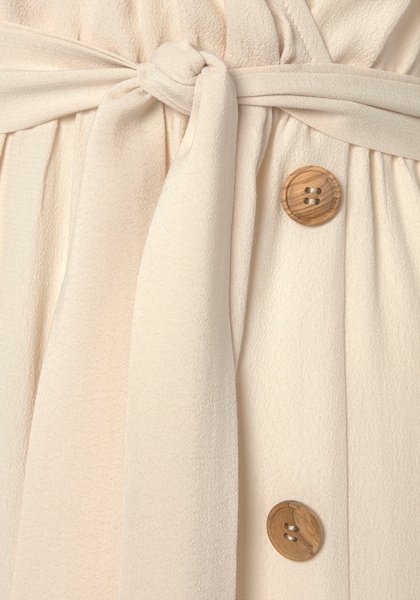 Vivance Midikleid, (mit Bindegürtel), aus gewebter Viskose, sommerliches Wickelkleid, Strandkleid