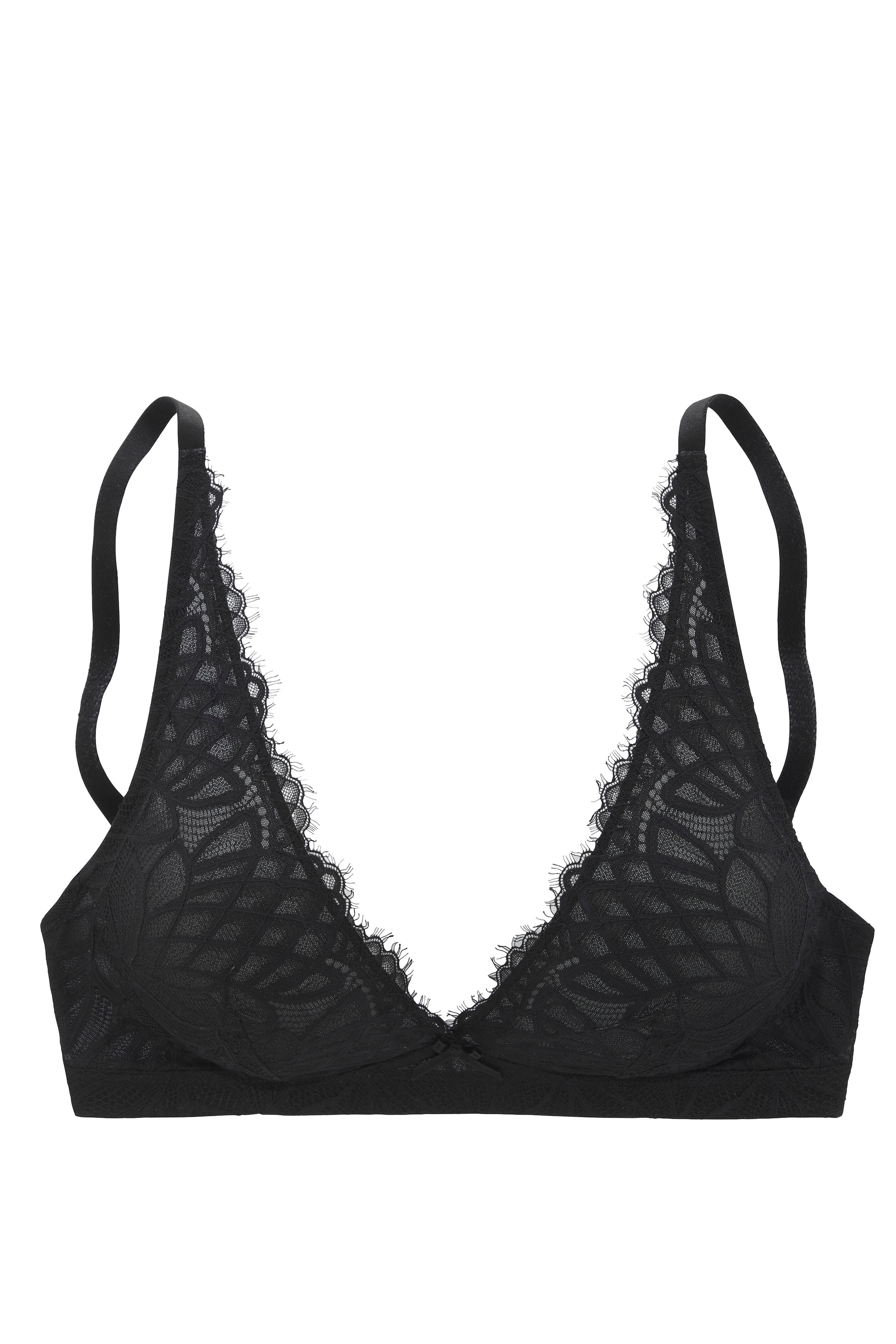 LASCANA Bralette-BH »Cara«, ohne Bügel im edlen High-Apex Design, sexy Dessous