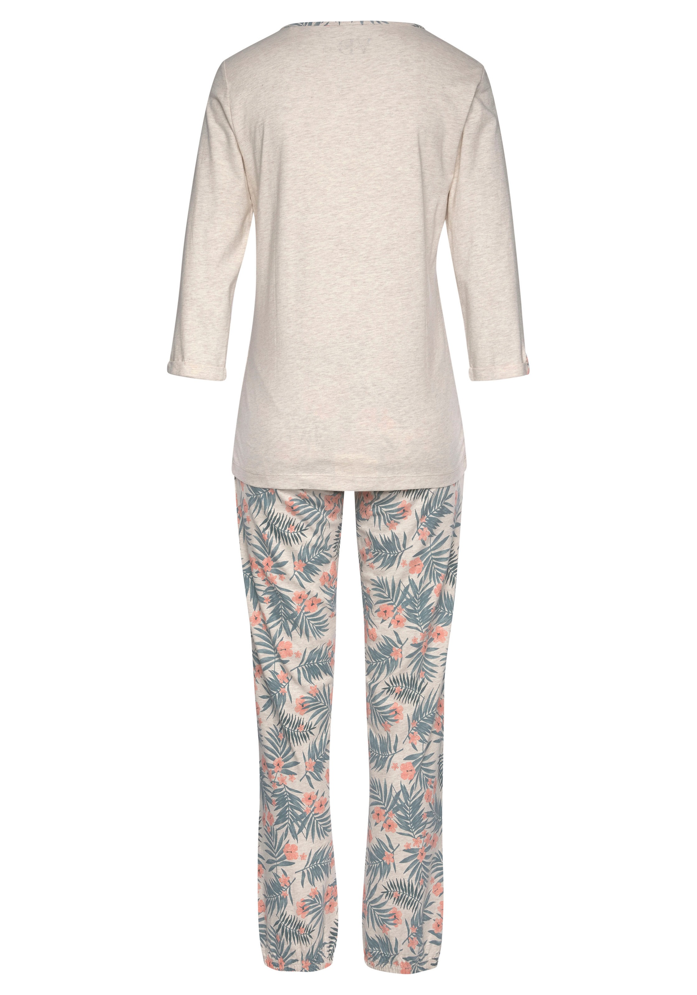 LASCANA Pyjama, (2 tlg., 1 Stück), mit gemusterter Hose » LASCANA |  Bademode, Unterwäsche & Lingerie online kaufen