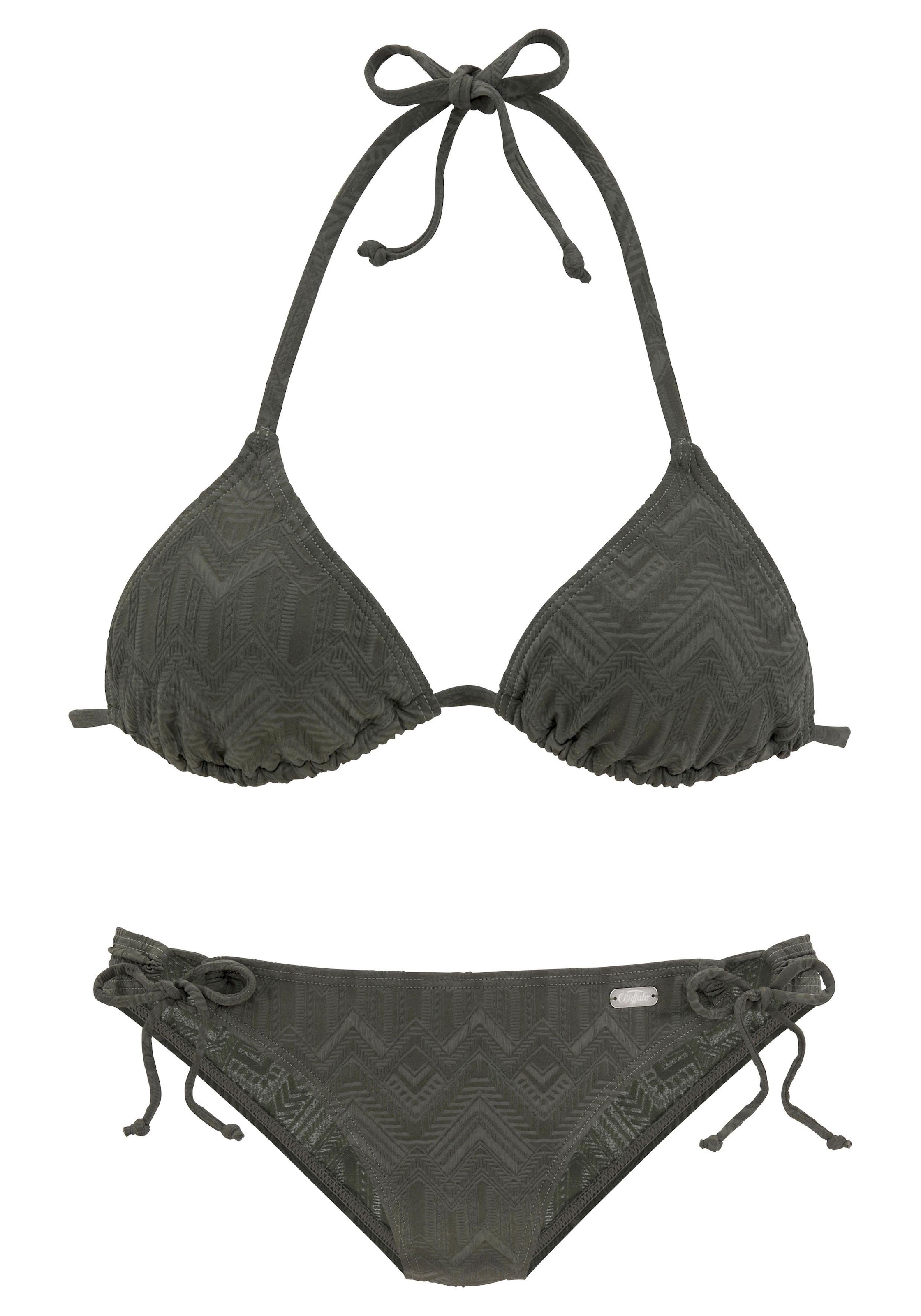 Buffalo Triangel-Bikini »Romance«, mit modischer Struktur