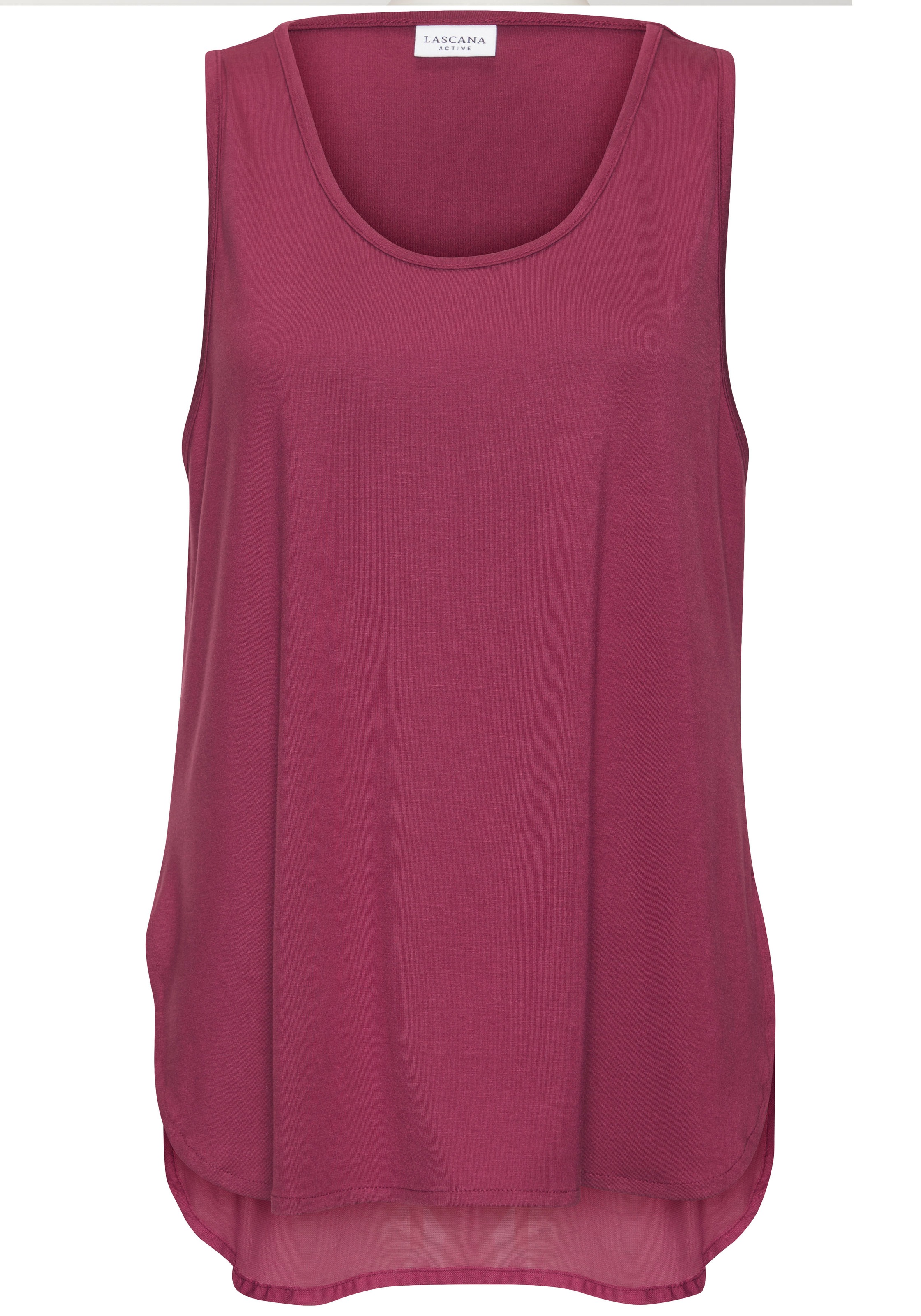 LASCANA ACTIVE Tanktop, Sporttop mit Mesheinsatz und Racerback