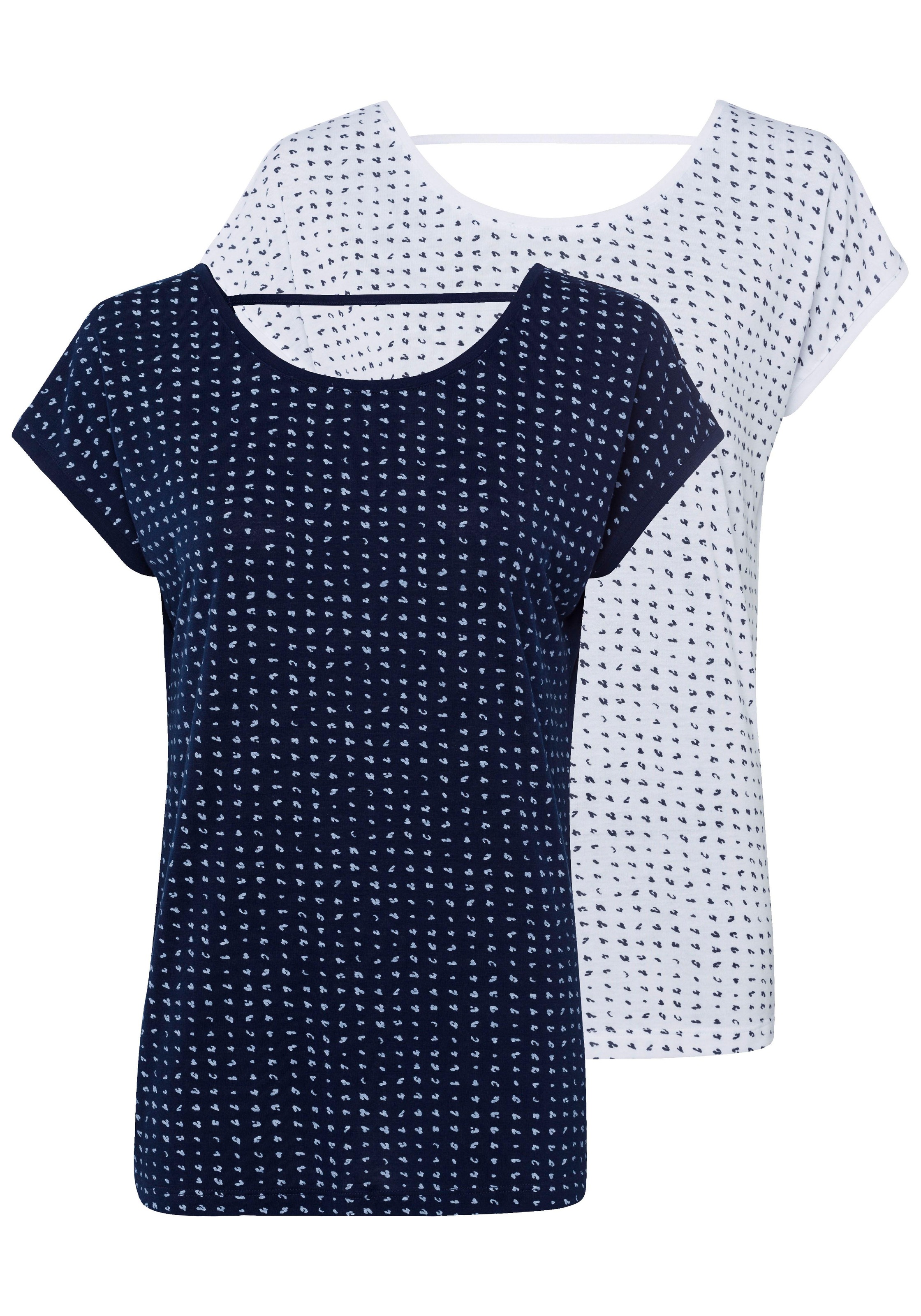 T-Shirt, Band mit dekorativem Unterwäsche » kaufen Bademode, online | Lingerie & LASCANA Vivance (2er-Pack), im Nacken