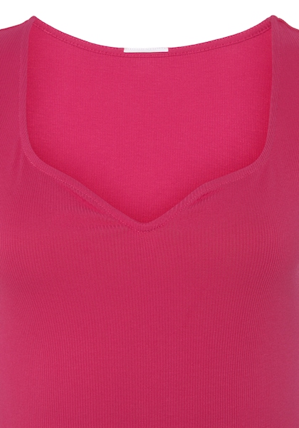 Vivance Shirttop, (1 tlg.), mit herzförmigen Dekolleté