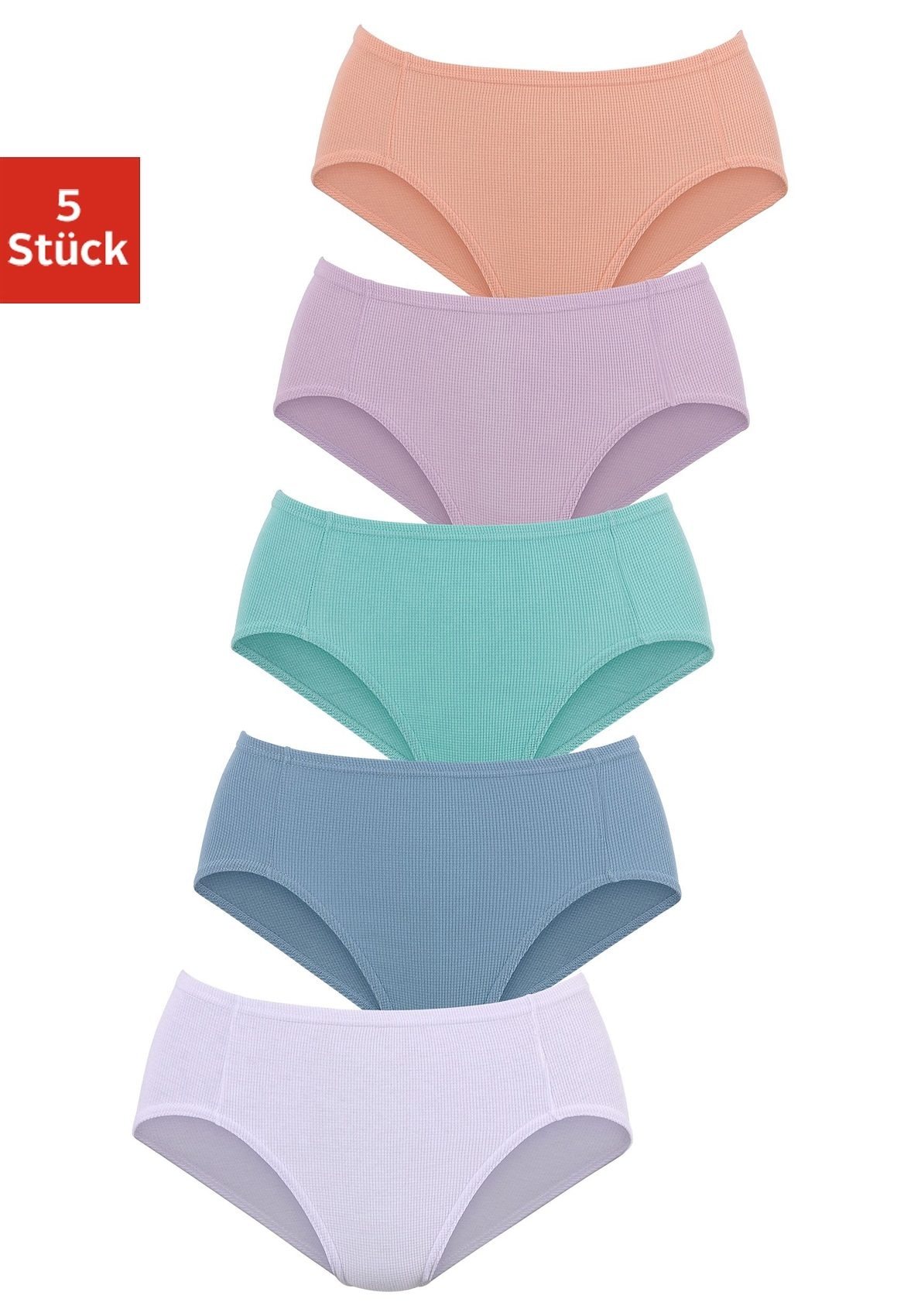 fleur LASCANA Slips, weicher petite Unterwäsche St.), (Packung, » Jazz-Pants aus online Pikee-Qualität kaufen 5 Bademode, | Lingerie &